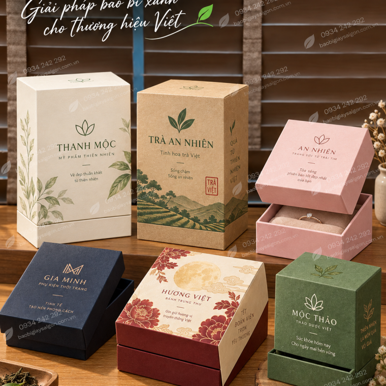 Hộp giấy nắp âm dương