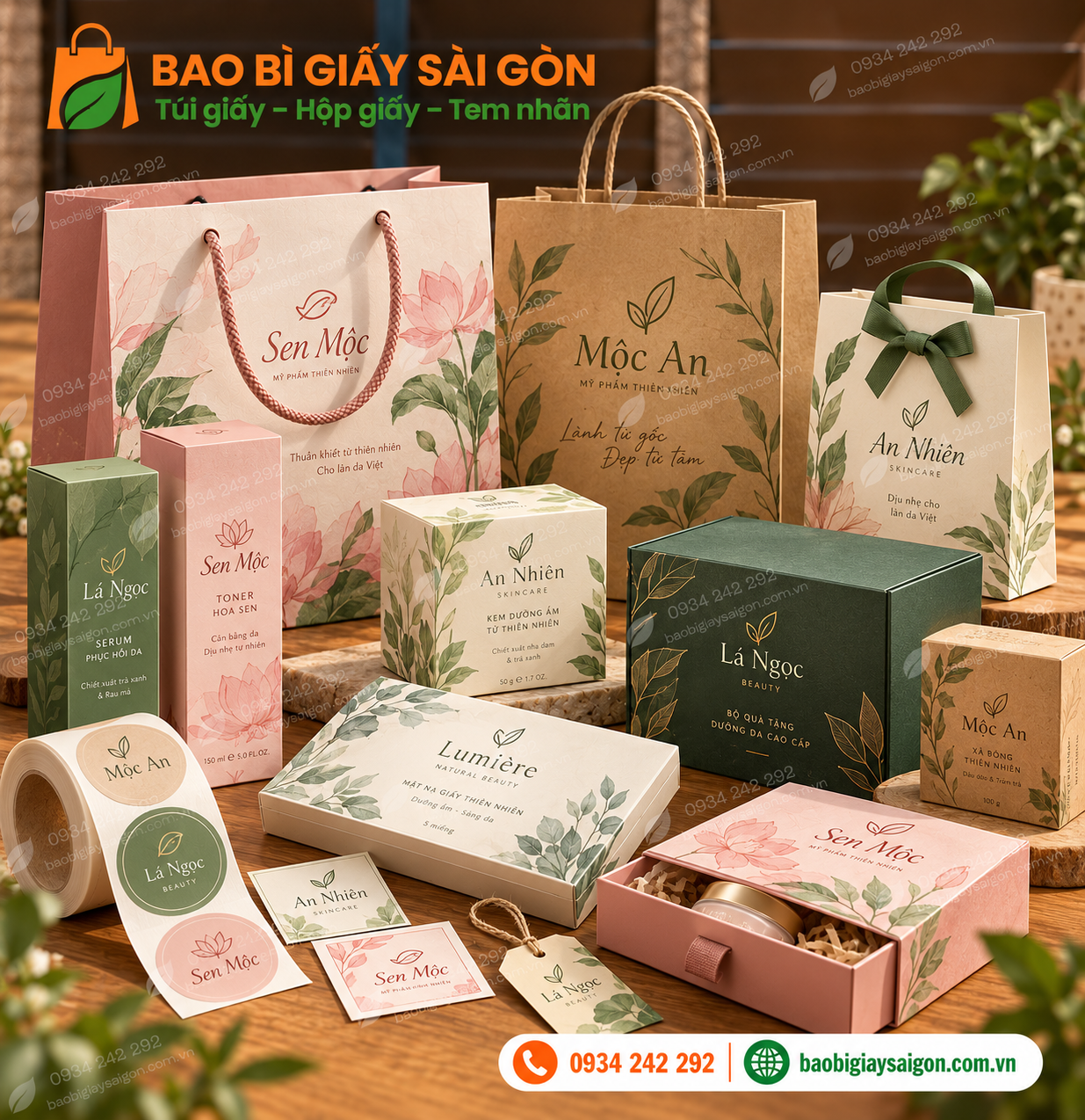 BAO BÌ GIẤY NGÀNH MỸ PHẨM